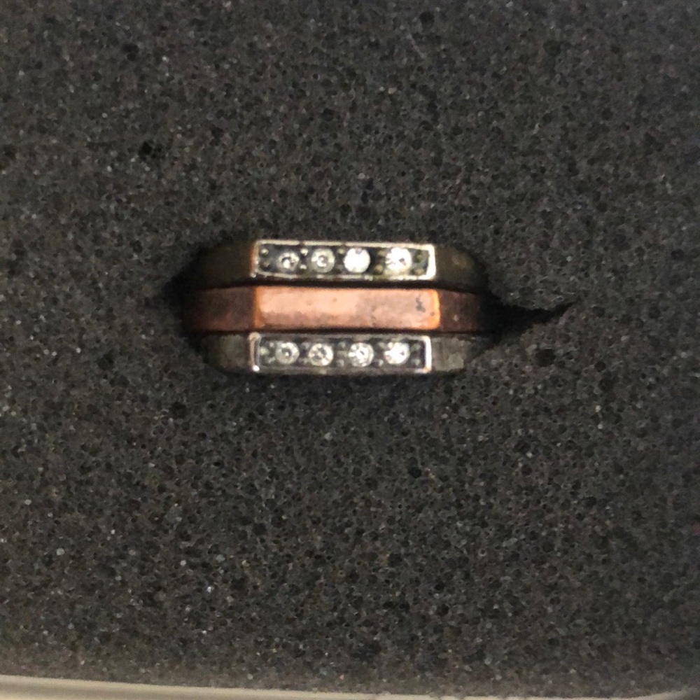 TRI Lia Sophia Ring: 3 piece Set